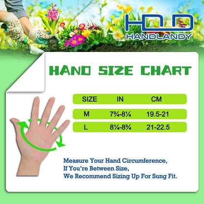 HANDLANDY Ladies Thorn Proof Gardening Gloves, Long Gauntlet Heavy Duty Garden Gloves, Elbow Length Women Leather Rose Pruning Glove (Large, Rosy)