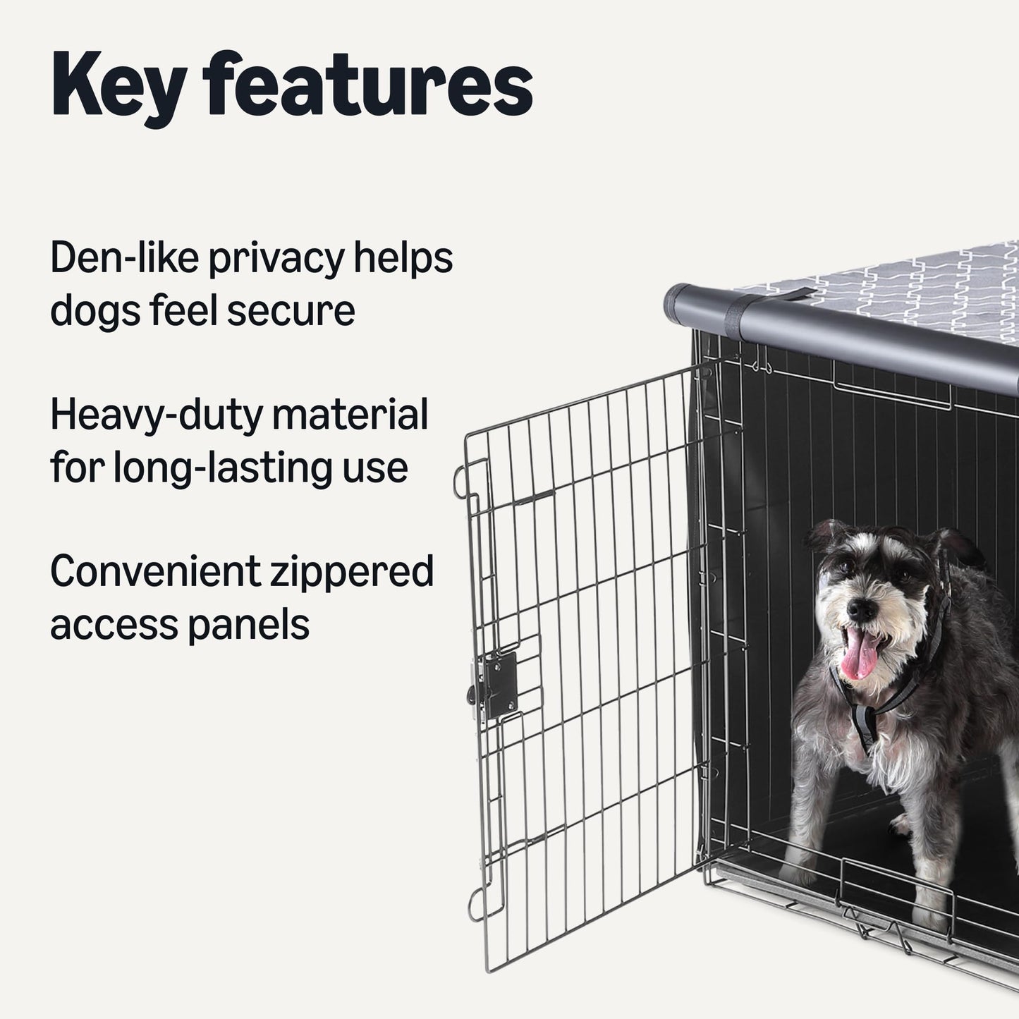 Amazon Basics Dog Cage Cover for 42. Chosen for real quality, fits naturally into modern pet homes.