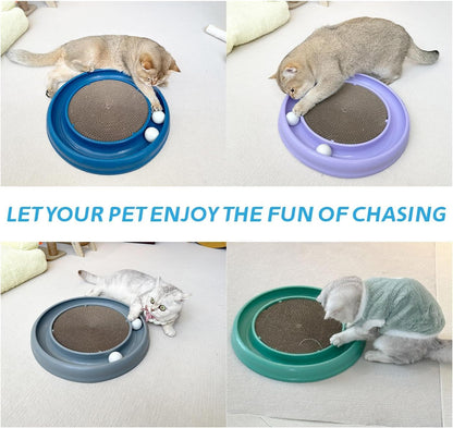 Cat Track Balls Replacement Track Balls for Turbo Round Scratcher Toy (2PCS Cat Ball Toy)