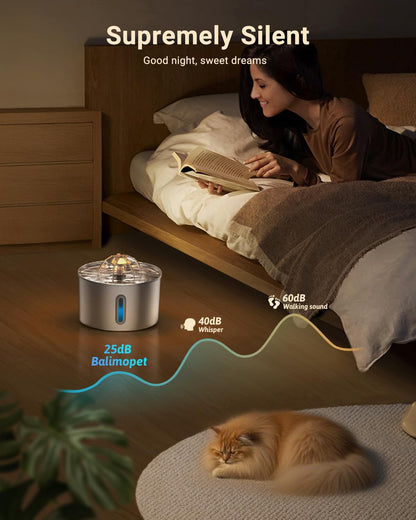 Cat Water Fountain Stainless Steel. Chosen for real quality, fits naturally into modern pet homes.