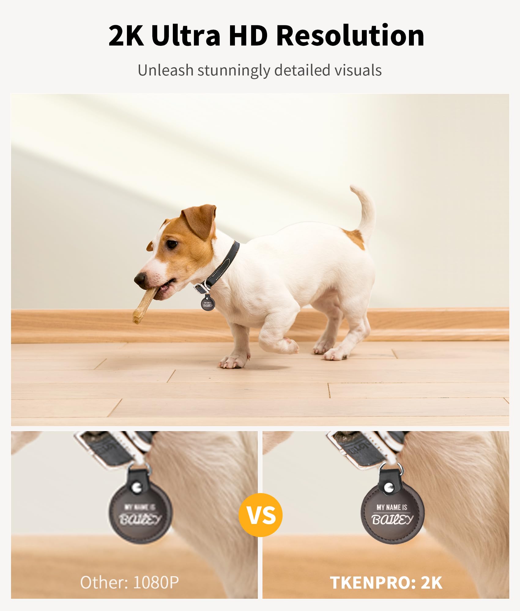 TKENPRO 2K Pet Camera Treat Dispenser. Chosen for real quality, fits naturally into modern pet