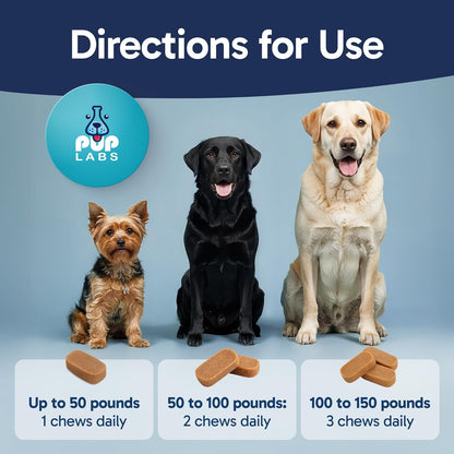 Tummy Essentials Probiotic Chews for Dogs, Supports Gut Health for Dogs and Firm Stools, Helps Eliminate Digestive Dysfunction, Dog Probiotics Made in The USA, 30 Chews