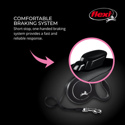 FLEXI® Classic Tape Retractable Dog Leash. Chosen for real quality, fits naturally into modern pet