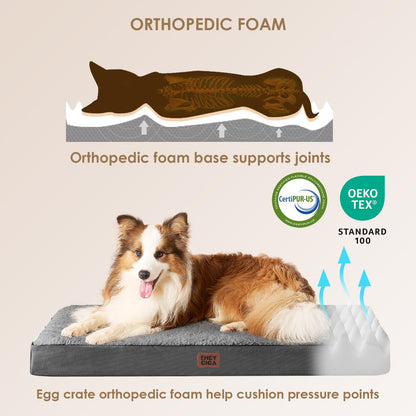 EHEYCIGA Orthopedic Dog Bed Large with Removable. Chosen for real quality, fits naturally into