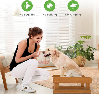 Wooden Dog Training Platform and Agility System, Durable Pet Training System for Place, Agility, & Steadiness Training for Indoor or Outdoor Use
