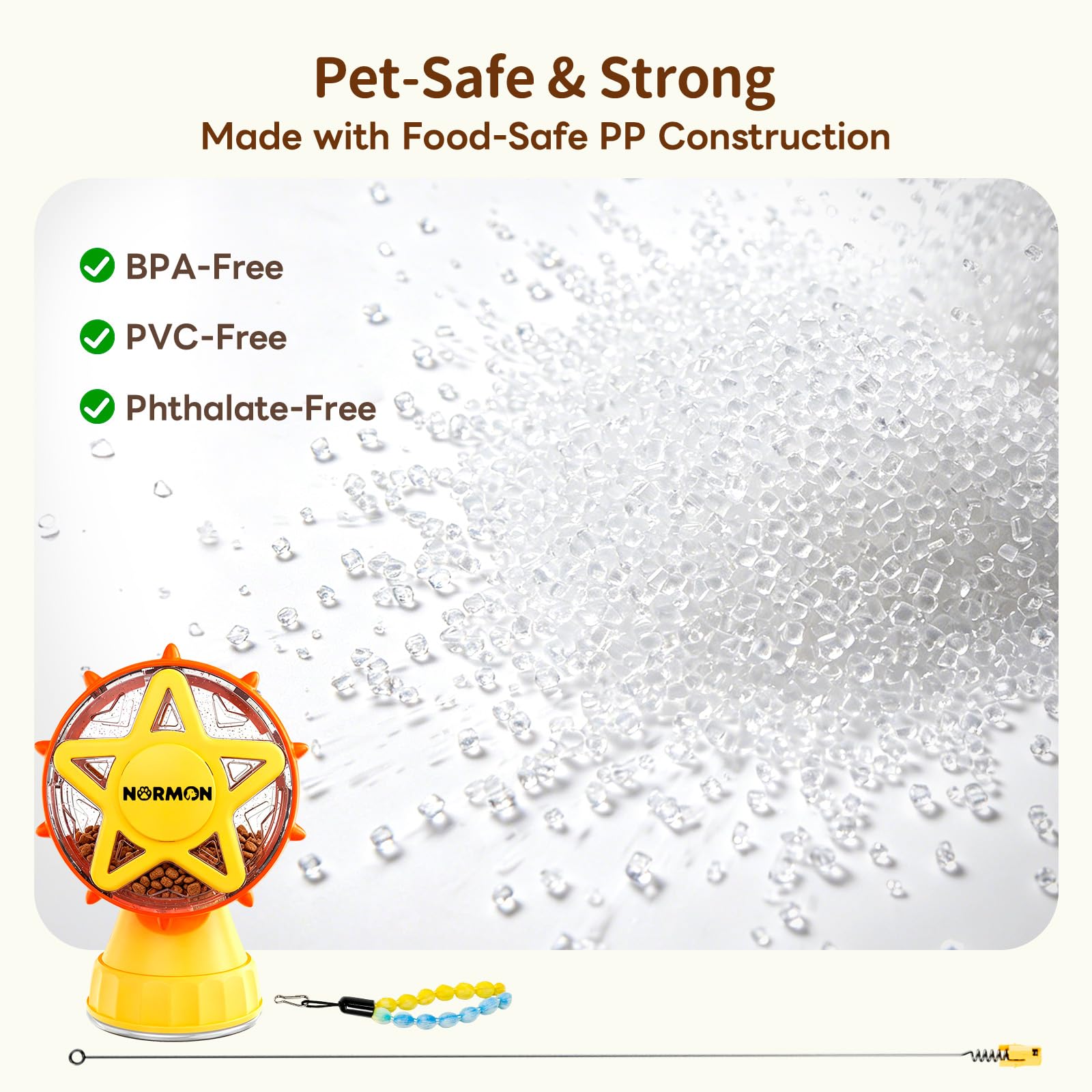 NORMON Cat Treat Dispenser. Chosen for real quality, fits naturally into modern pet homes.
