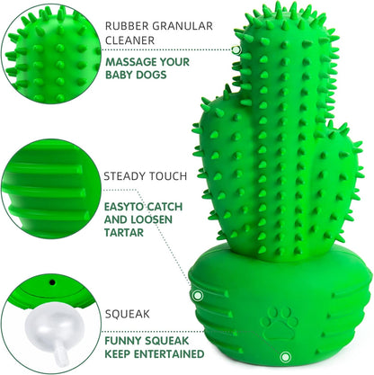 Dog Chew Toys Dog Toothbrush Stick Teeth Cleaning Brush Dental for Medium Large Dog, Puppy Christmas,Easter Birthday Gifts,Outdoor Squeaky Toys for Aggressive Chewers Tough Toys Interactive