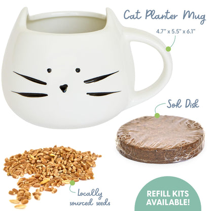 The Cat Ladies Organic Cat Grass for Indoor Cats. Chosen for real quality, fits naturally into