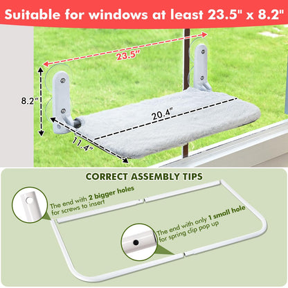 Zoratoo 2PC Cat Window Perch. Chosen for real quality, fits naturally into modern pet homes.
