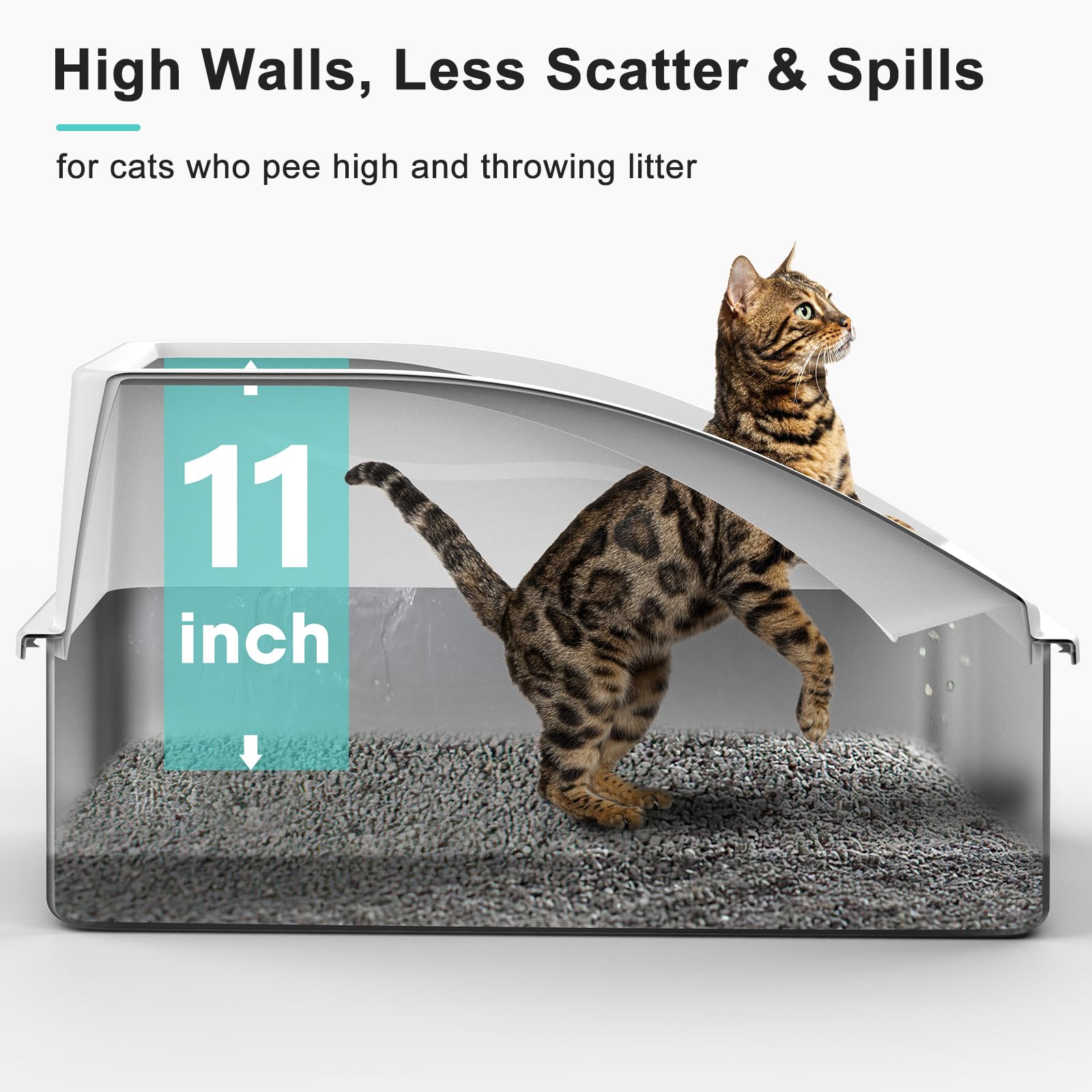 AIPERRO Stainless Steel Litter Box | XL Enclosed Cat. Chosen for real quality, fits naturally into