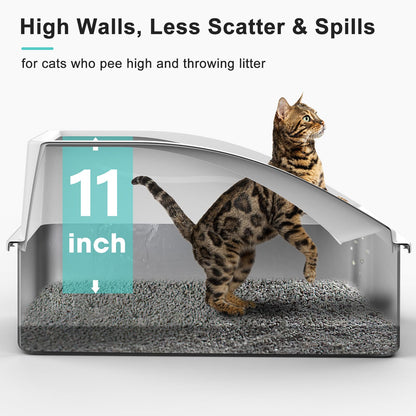 AIPERRO Stainless Steel Litter Box | XL Enclosed Cat. Chosen for real quality, fits naturally into