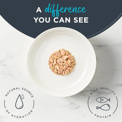 Reveal Natural Wet Cat Food, 24 Count, Grain Free, Limited Ingredient Canned Food for Cats, Ocean Fish in Broth, 2.47 oz Cans