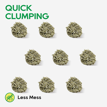 HoneyCare Tea Cat Litter | Natural Plant-Based Formula | Long-Lasting Odor Control | 99% Dust-Free & Low Tracking | Flushable Cat Litter | 6-lbs