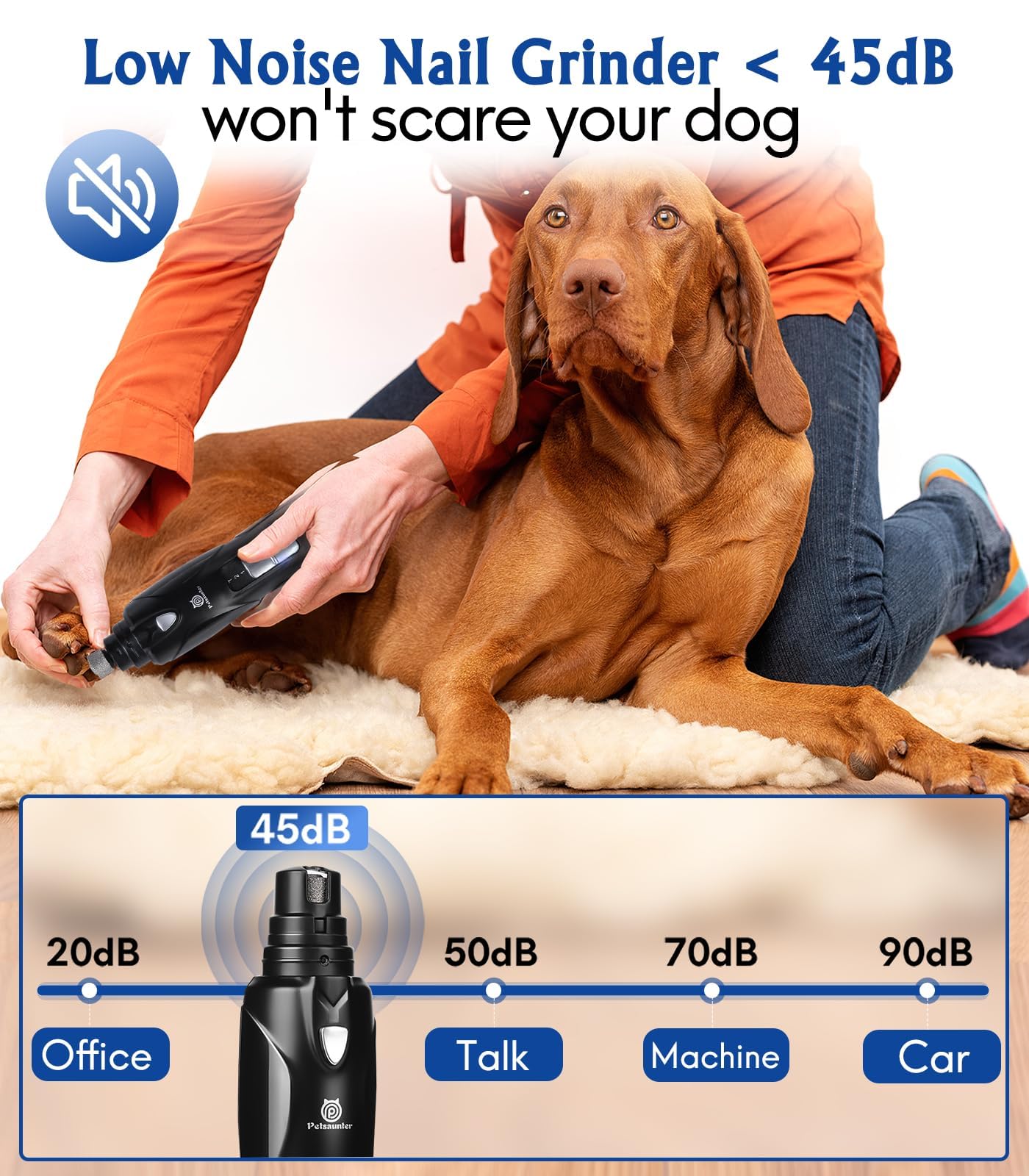 Petsaunter Dog Nail Grinder. Chosen for real quality, fits naturally into modern pet homes.