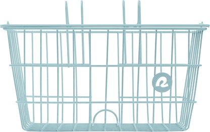 Retrospec Apollo-Lite Lift-Off Bike Basket - Detachable Steel Handlebar Basket with Carrying Handle for Commuting, Shopping & Beach Trips - 14.5in x 9.5in Weather-Resistant Biking Gear