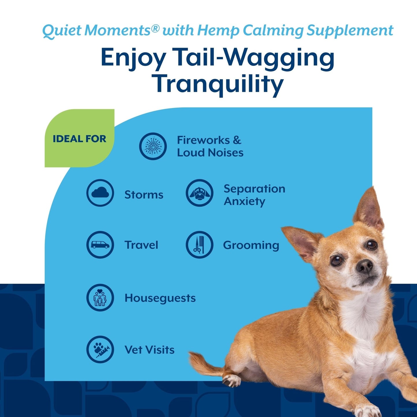 NaturVet Quiet Moments Calming Plus Hemp Dog Supplement. Chosen for real quality, fits naturally