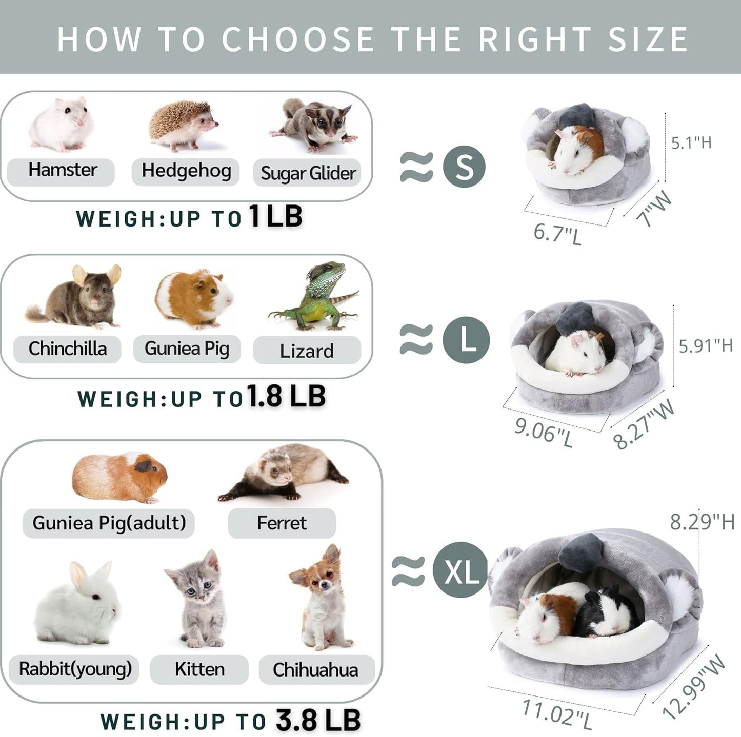 JanYoo Warmer Hedgehog Supplies Toys House Cage Accessories Bed Sleeping Bag