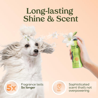 PAWFUME Dog Perfume Spray Long Lasting Scent for Grooming, Show Dog, 1-Pack – Keep Your Pup Fresh All Day – Hypoallergenic, Alcohol-Free, Detangling & Moisturizing – Salon-Quality Dog Cologne Spray