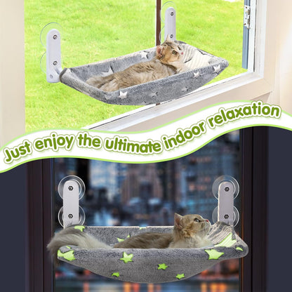 Zoratoo Glow in the Dark Cat Window Perch. Chosen for real quality, fits naturally into modern pet
