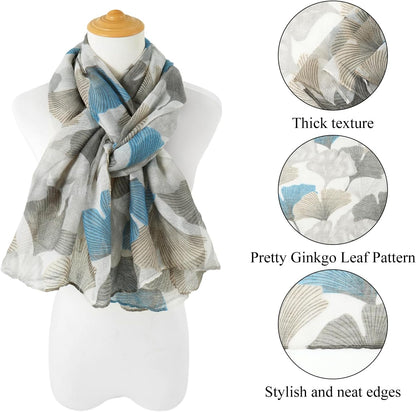E-Clover Fashion Scarf for Women Lightweight Scarves Shawl Wrap for Spring/Summer Winter