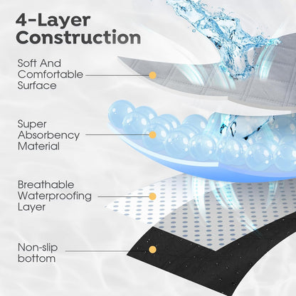 Veehoo Original Outdoor Elevated Dog Bed, Cooling Raised Dog Cot for Large Dogs, Portable Standing Pet Hammock Platform with Washable Breathable Mesh, No-Slip Feet, 35.5" x 25.5", Black