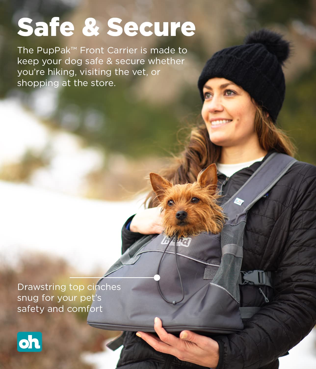 Outward Hound PupPak Dog Front Carrier. Chosen for real quality, fits naturally into modern pet