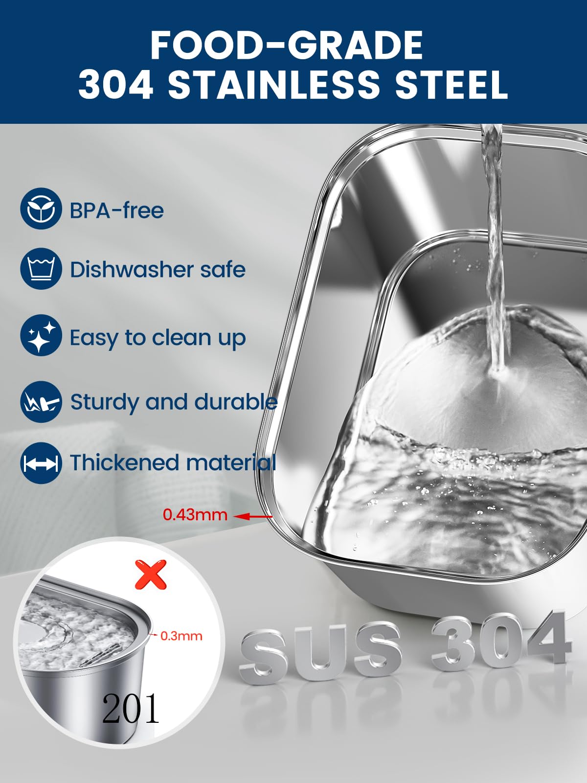Cat Water Fountain Stainless Steel for Cats Indoor. Chosen for real quality, fits naturally into