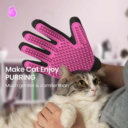 Pet Hair Removal Glove with 255 Silicone Tips for Dogs. Chosen for real quality, fits naturally