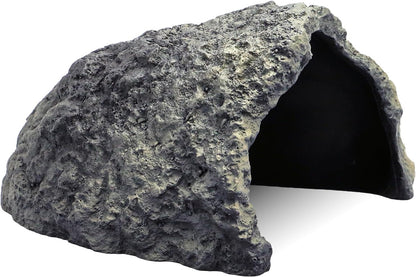Rock Cave Habitat Hidden for Reptile and Amphibians.Terrarium & Aquarium Decor, Reptile hideout Hide Cave, Perfect for Bearded Dragons,Lizards,Snakes,Turtles,Geckos,Tortoises,Small Animals -Large Size