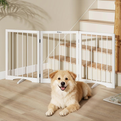Cideny Free Standing Dog Gate Indoor. Chosen for real quality, fits naturally into modern pet homes.