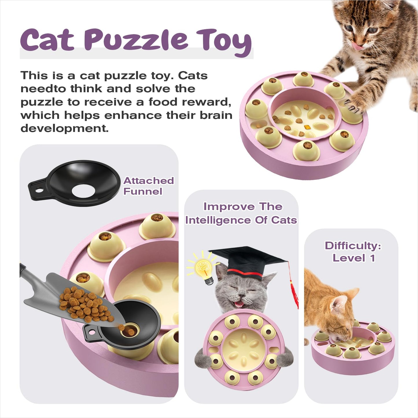 KADTC Cat Puzzle Toy. Chosen for real quality, fits naturally into modern pet homes.