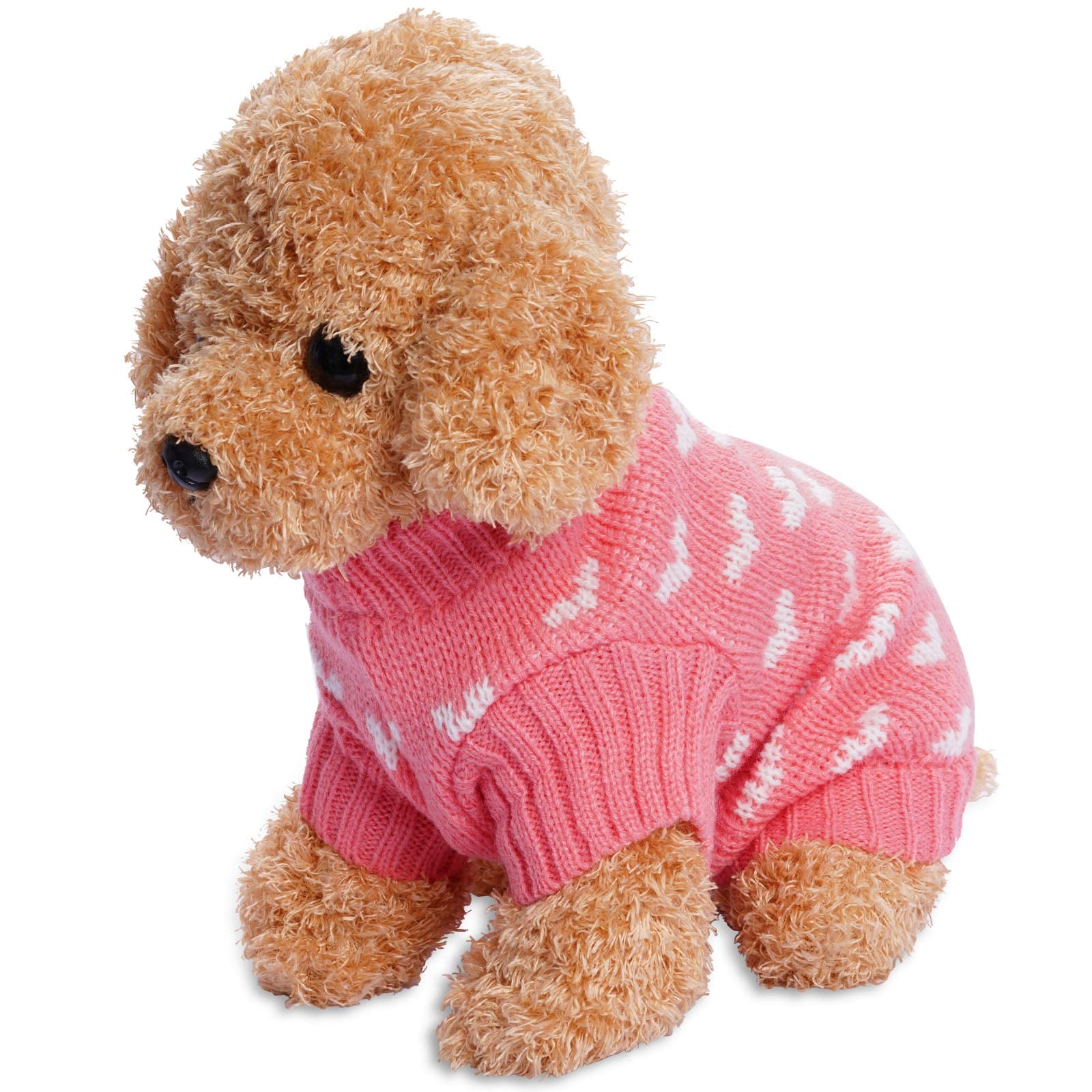 Dxhycc Dog Knitted Sweater Heart Puppy Sweater Warm. Chosen for real quality, fits naturally into