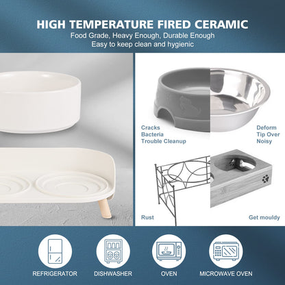 Elevated Ceramic Dog Bowl Set. Chosen for real quality, fits naturally into modern pet homes.