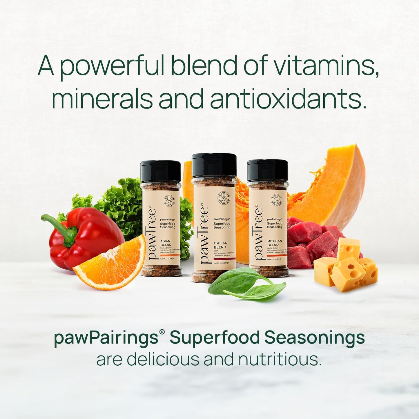 pawTree Food Toppers for Dogs & Cats - Boost Your Pet's Mealtime with These Delicious Pet Food Seasonings - Dry Mixers and Seasonings - Flavor Enhancer for Picky Eaters & Appetite Stimulation