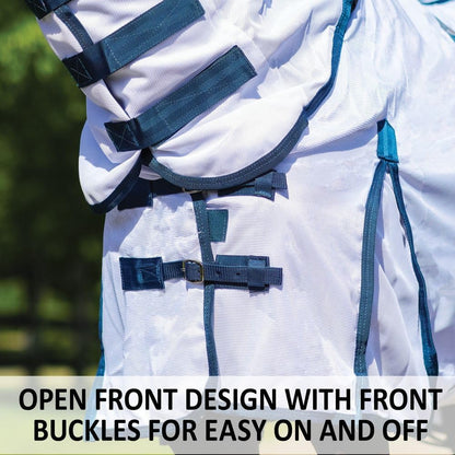 Schneiders Soft Interlock Mesh II Horse Fly Sheets | Superior UV & Insect Protection | Versatile Euro Fit Option | Reflective Safety Design