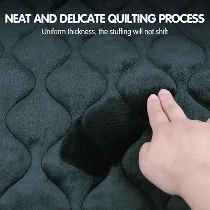 furrybaby Dog Bed Mat Flat Crate Mat with Anti-Slip Bottom Machine Washable Pet Kennel Pad for Dog Sleeping (M 30x19'', Grey Mat)