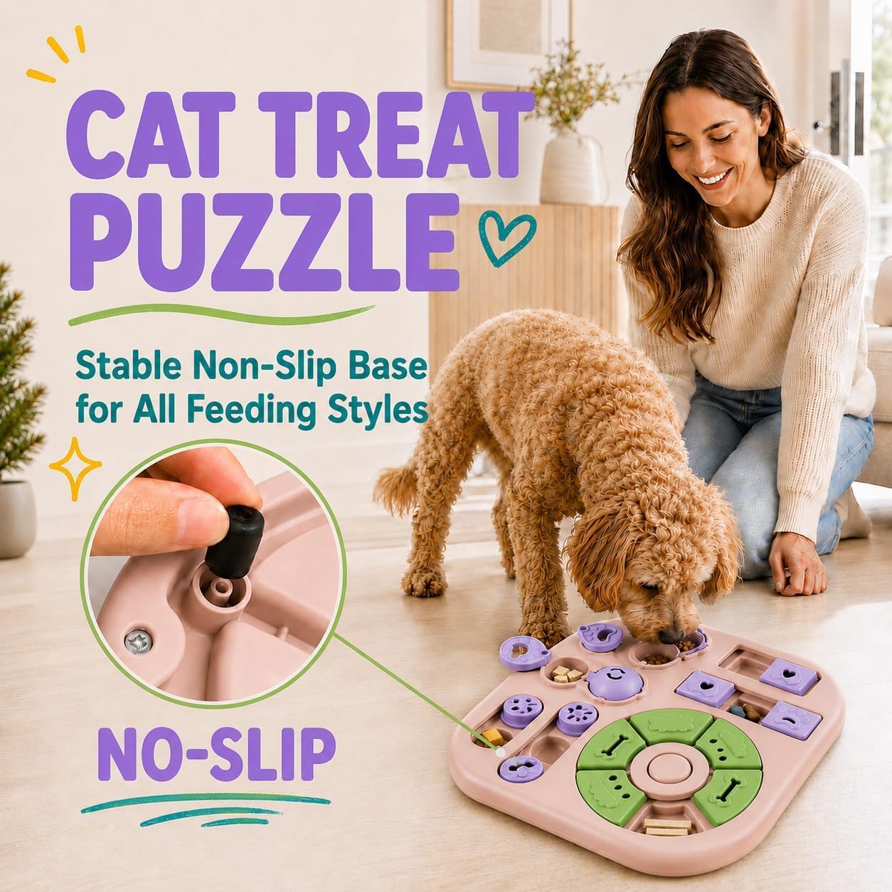 HAOYEGUOJI Interactive Cat Puzzle Toy. Chosen for real quality, fits naturally into modern pet