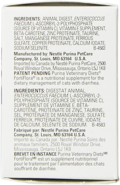 Purina 3-Pack Fortiflora Feline Nutritional Supplement for Pets