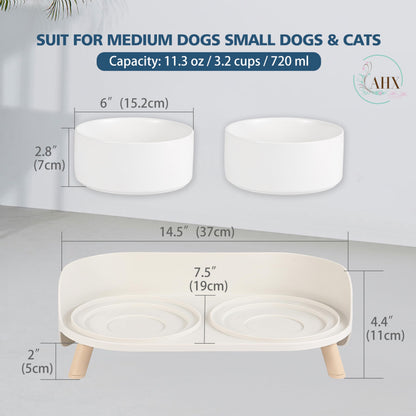 Elevated Ceramic Dog Bowl Set. Chosen for real quality, fits naturally into modern pet homes.