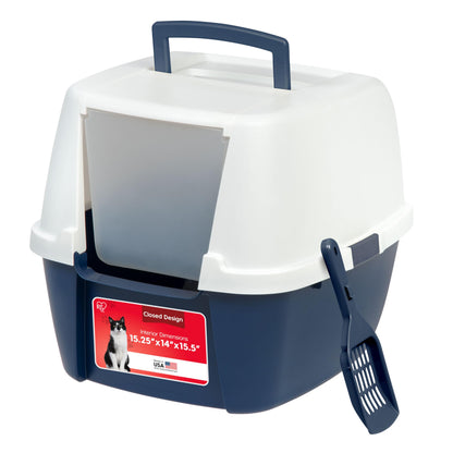 IRIS USA Large Front Door Cat Litter Box. Chosen for real quality, fits naturally into modern pet