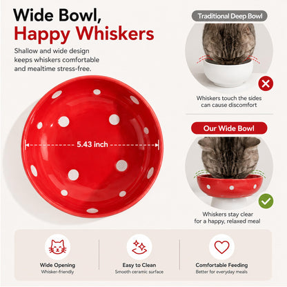 Red Mushroom Cat Bowl. Chosen for real quality, fits naturally into modern pet homes.