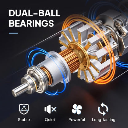 ROVSUN 30" Wall Mounted Fan, High Velocity Industrial Wall Fan with Wide Angle Oscillating, Commercial Ventilation Use, Suit for Garage, Shop, Greenhouse, Gym, UL Listed, 2-Pack