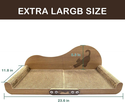 Cat Scratcher Couch Cat Scratching Bed Large Cat Scratcher Bed Cat Lounge Bed Scratching Pad for Indoor Cats