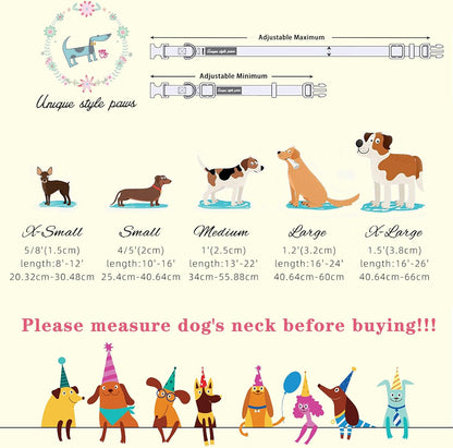 Unique Style Paws Christmas Dog Collar with Bow Elk Christmas Man Cotton Puppy Collars for Small Medium Large Dogs