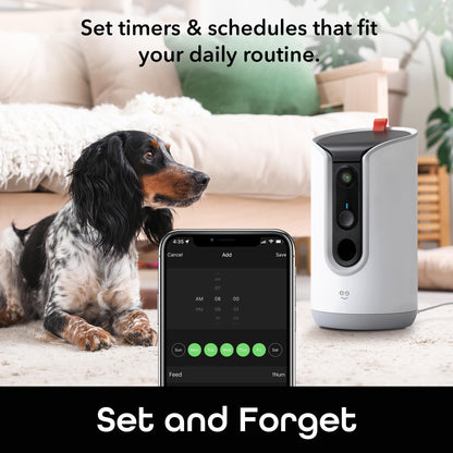 Geeni Pet Treat Dispenser Camera. Chosen for real quality, fits naturally into modern pet homes.