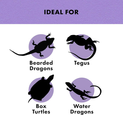 Zilla Reptile Munchies, Omnivore Mix, Dehydrated and Sun Dried Vegetables and Insects, 4 Ounces