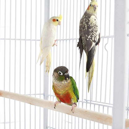 Yaheetech Stackable Divided Breeder Bird Cage Parakeet Cage for Small Parrots Canaries Cockatiels Lovebirds Finches Budgies, White