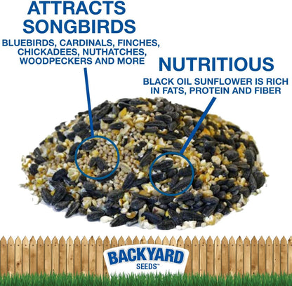 Backyard Seeds Songbird Blend Bird Seed Great Variety (14 Pounds)