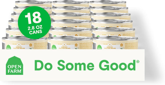 Open Farm Canned Cat Food, Paté for Complete & Balanced Nutrition, Grain-Free and Legume-Free Wet