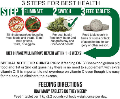 Tripleberry Vitamin C and Bioflavonoids by Sherwood Pet Health (100 Tablets - 60 Grams)